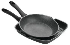 Pyrolux Pyrostone 2pc Cookware Set - 26cm Fry Pan And 28 Cm Grill Pan