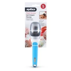 Zyliss Right Scoop Ice Cream Scoop - Assorted Colours -Kitchen Sale Shop 13646 RightScoop AssortedColours Blue PackagingLS