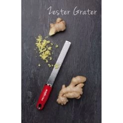 Microplane Premium Zester Grater - Red/black/blue -Kitchen Sale Shop 15360 PremiumSeriesZesterGrater RedLS