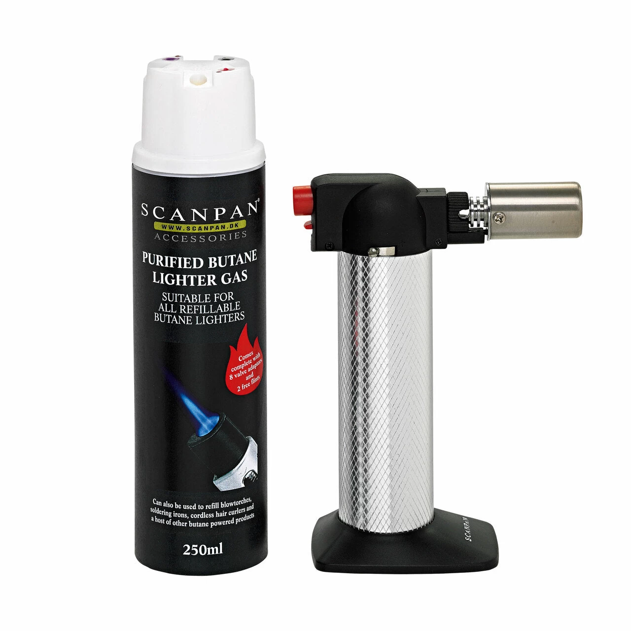 Scanpan Classic Chef Torch With 250ml Butane Gas 3 Scanpan Classic Chef Torch With 250ml Butane Gas