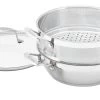 SCANPAN IMPACTSTAINLESS STEEL Multi Purpose Pan 28cm -Kitchen Sale Shop 22012