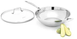 SCANPAN IMPACTSTAINLESS STEEL Covered Wok 32cm -Kitchen Sale Shop 22019 WIN10