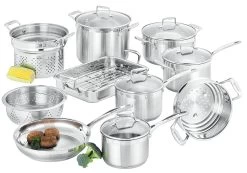 SCANPAN IMPACTSTAINLESS STEEL 10 Piece Cookware Set -Kitchen Sale Shop 22040 SUM08