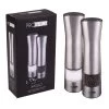 PROSPICE "APOLLO" STAINLESS STEEL BATTERY OPERATED SALT & PEPPER MILL SET 21.5CM 1 PROSPICE "APOLLO" STAINLESS STEEL BATTERY OPERATED SALT & PEPPER MILL SET 21.5CM -Kitchen Sale Shop 2401