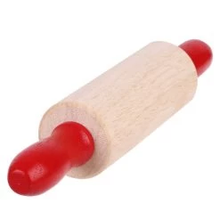 DAILY BAKE SMALL WOOD ROLLING PIN 20CM X 3.7CM DIA. - RUBBERWOOD -Kitchen Sale Shop 2843 1 b