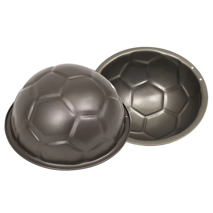DAILY BAKE NON-STICK SOCCER BALL CAKE MOULD 22.5CM DIA. 3 DAILY BAKE NON-STICK SOCCER BALL CAKE MOULD 22.5CM DIA.