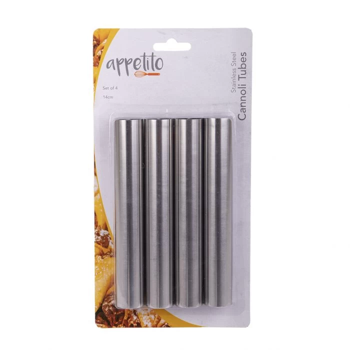 APPETITO STAINLESS STEEL CANNOLI TUBES SET 4 5 APPETITO STAINLESS STEEL CANNOLI TUBES SET 4 - Image 3