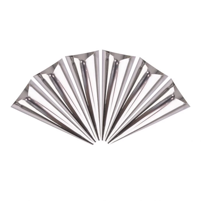 APPETITO STAINLESS STEEL CREAM HORNS SET 6 4 APPETITO STAINLESS STEEL CREAM HORNS SET 6 - Image 2