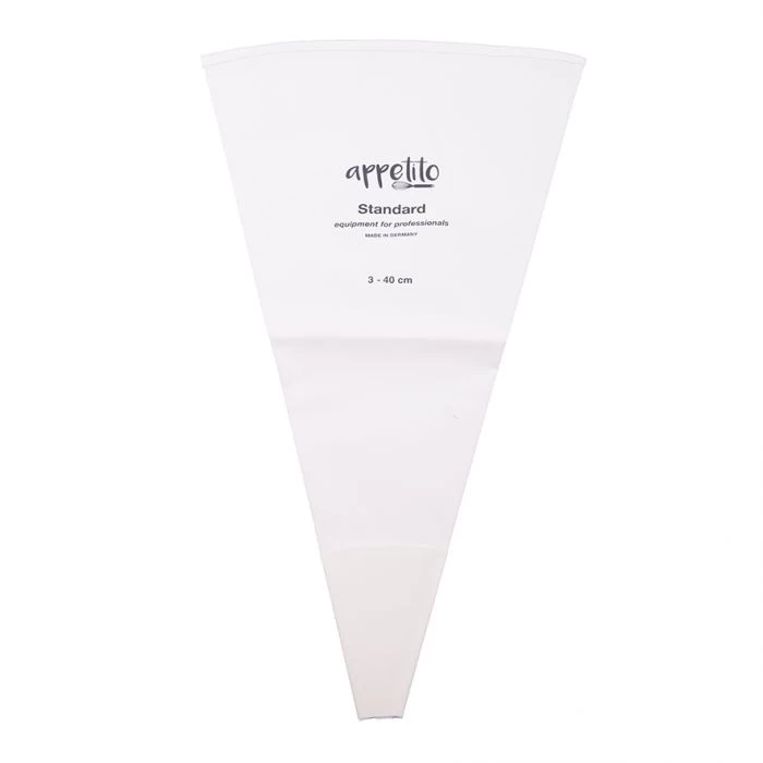 Appetito – Cotton/PVC Standard Piping BagWhite 4 Appetito – Cotton/PVC Standard Piping BagWhite - Image 2