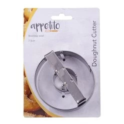 APPETITO STAINLESS STEEL DOUGHNUT CUTTER 7.5CM DIA. 7 APPETITO STAINLESS STEEL DOUGHNUT CUTTER 7.5CM DIA. -Kitchen Sale Shop 3234 b 2