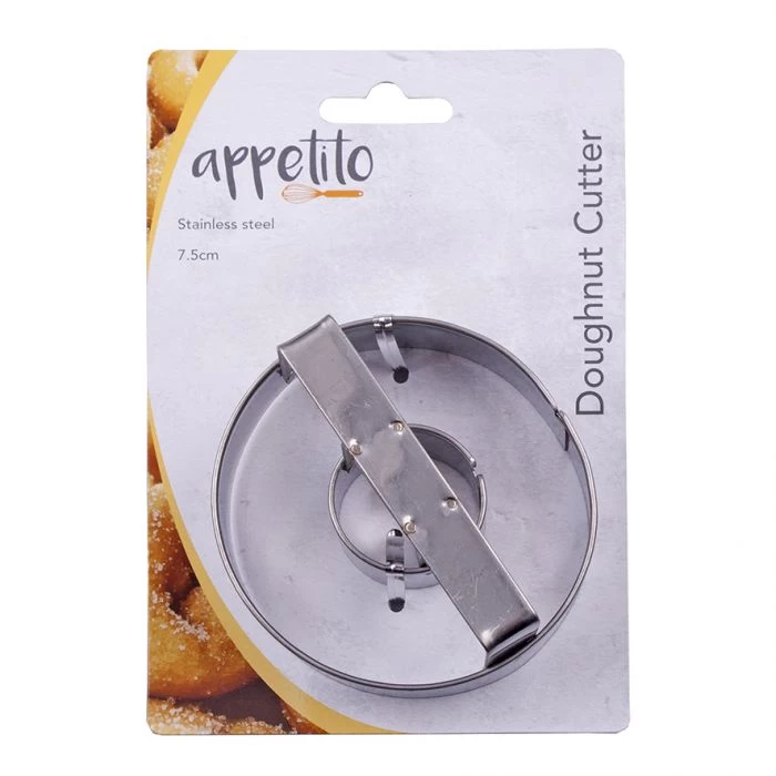 APPETITO STAINLESS STEEL DOUGHNUT CUTTER 7.5CM DIA. 5 APPETITO STAINLESS STEEL DOUGHNUT CUTTER 7.5CM DIA. - Image 3