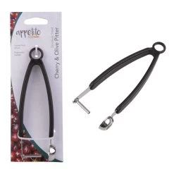 APPETITO STAINLESS STEEL CHERRY & OLIVE PITTER - BLACK -Kitchen Sale Shop 3287 1