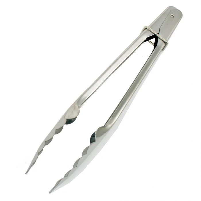 APPETITO STAINLESS STEEL TONGS W/ FLAT TIPS 23CM 3 APPETITO STAINLESS STEEL TONGS W/ FLAT TIPS 23CM