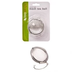 TEAOLOGY STAINLESS STEEL MESH TEA BALL 6.5CM DIA.