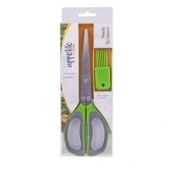 APPETITO HERB SCISSORS (5 BLADES) - GREEN/GREY