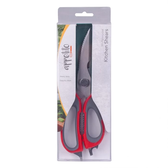 APPETITO KITCHEN SHEARS - RED/GREY 5 APPETITO KITCHEN SHEARS - RED/GREY - Image 3