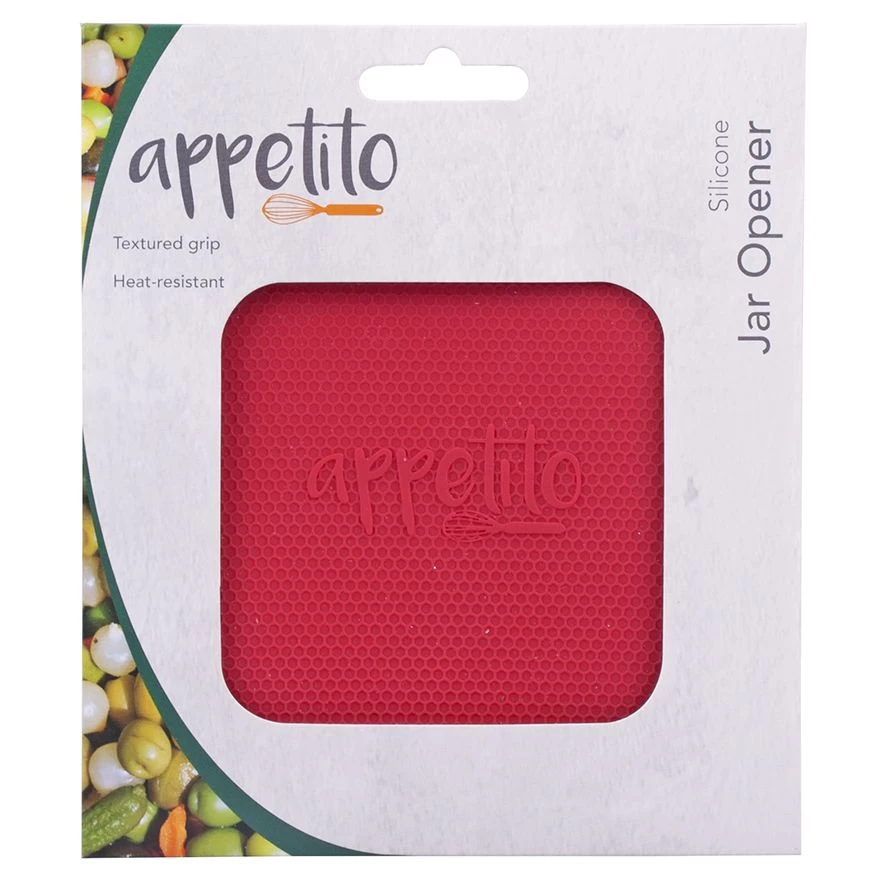 APPETITO SILICONE JAR OPENER - RED 4 APPETITO SILICONE JAR OPENER - RED - Image 2