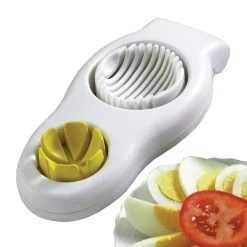 APPETITO 3-IN-1 EGG CUTTER W/ PIERCER - WHITE -Kitchen Sale Shop 3454 c