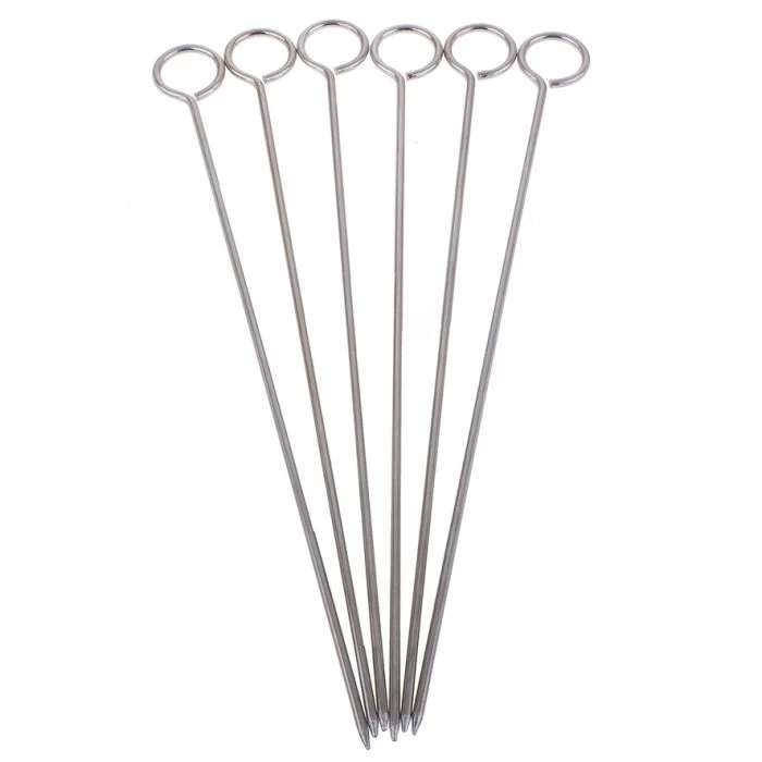 APPETITO CHROME SKEWERS 10"/25CM SET 6 5 APPETITO CHROME SKEWERS 10"/25CM SET 6 - Image 3