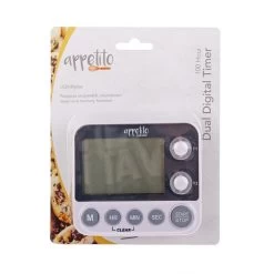 APPETITO DUAL DIGITAL TIMER - 100 HOURS -Kitchen Sale Shop 3478 b 1