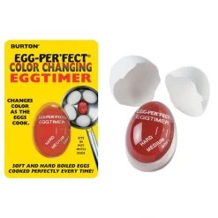 BURTON COOKING TOOLS "EGG-PER'FECT" COLOUR CHANGING EGG TIMER - RED -Kitchen Sale Shop 3505 1 3