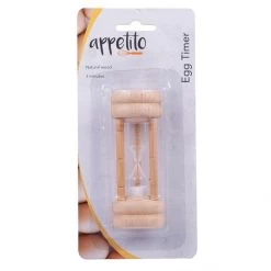 APPETITO NATURAL WOOD EGG TIMER -Kitchen Sale Shop 3506 b 1