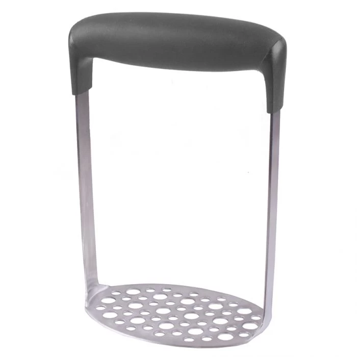 APPETITO STAINLESS STEEL POTATO MASHER W/ HORIZONTAL SOFT GRIP HANDLE 4 APPETITO STAINLESS STEEL POTATO MASHER W/ HORIZONTAL SOFT GRIP HANDLE - Image 2