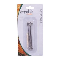 APPETITO STAINLESS STEEL POULTRY LACERS SET 6 7 APPETITO STAINLESS STEEL POULTRY LACERS SET 6 -Kitchen Sale Shop 3539 b 1