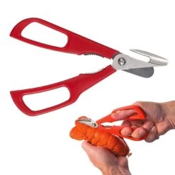 EDGE DESIGN SEAFOOD SHEARS (DETACHABLE) - RED -Kitchen Sale Shop 3772 d 1