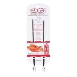 EDGE DESIGN STAINLESS STEEL SEAFOOD FORKS SET 2 7 EDGE DESIGN STAINLESS STEEL SEAFOOD FORKS SET 2 -Kitchen Sale Shop 3773 b