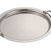 Maha Stainless Steel Round Serving Tray With Silver Handle -Kitchen Sale Shop 39687BC1 7436 4842 B85E C9153AAD5DB7