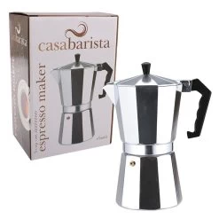 CASABARISTA "CLASSIC" 9 CUP ALUMINIUM ESPRESSO MAKER 8 CASABARISTA "CLASSIC" 9 CUP ALUMINIUM ESPRESSO MAKER -Kitchen Sale Shop 4133