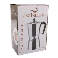 CASABARISTA "CLASSIC" 9 CUP ALUMINIUM ESPRESSO MAKER 9 CASABARISTA "CLASSIC" 9 CUP ALUMINIUM ESPRESSO MAKER -Kitchen Sale Shop 4133 b