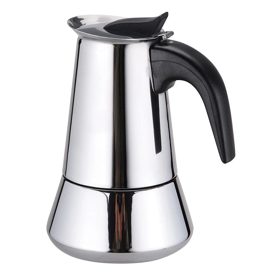 CASABARISTA "ROMA" 4 CUP STAINLESS STEEL ESPRESSO MAKER 4 CASABARISTA "ROMA" 4 CUP STAINLESS STEEL ESPRESSO MAKER - Image 2