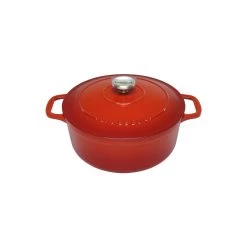 CHASSEURCAST IRON ROUND FRENCH OVEN INFERNO RED 26cm/5L MADE IN FRANCE -Kitchen Sale Shop 437 source 1616652336 8244e2c4 d068 482e b151 58568697ed66