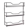 ENTRÉE 3-TIER SPICE RACK (18 BOTTLE CAPACITY) - BLACK -Kitchen Sale Shop 4594bk