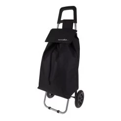 SHOP & GOSHOPPING TROLLEY - BLACK