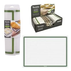 TOVOLO "PRO-GRADE" BAKING MAT HALF SHEET 42 X 29CM - PESTO 9 TOVOLO "PRO-GRADE" BAKING MAT HALF SHEET 42 X 29CM - PESTO -Kitchen Sale Shop 4834 1 4834 2