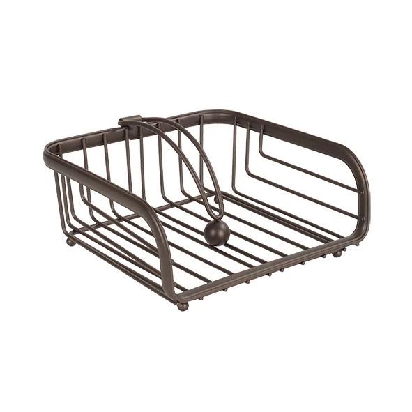 SPECTRUM "ASHLEY" WEIGHTED NAPKIN HOLDER - BRONZE 3 SPECTRUM "ASHLEY" WEIGHTED NAPKIN HOLDER - BRONZE