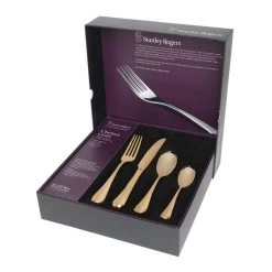 Stanley Rogers Forged 18/10 Stainless Steel Chelsea Gold Cutlery Set 24 Pieces -Kitchen Sale Shop 50626 Stanley Rogers Chelsea Gold 24pc IP HR 590x 5ddbfed4 853d 4829 9a44 945d1a488779