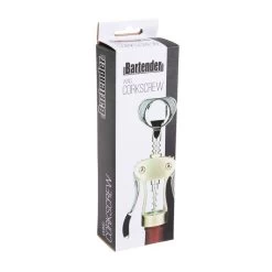 BARTENDER HEAVY DUTY WING CORKSCREW - BLACK TRIM -Kitchen Sale Shop 7011 b