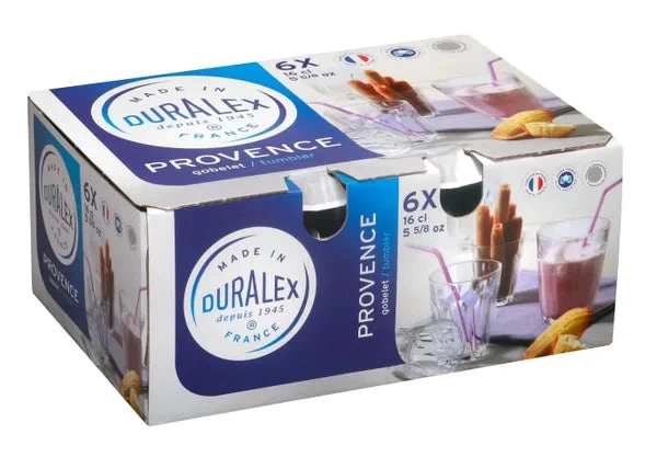 DURALEX Provence Clear Tumbler 160ml Set Of 6 8 DURALEX Provence Clear Tumbler 160ml Set Of 6 - Image 6