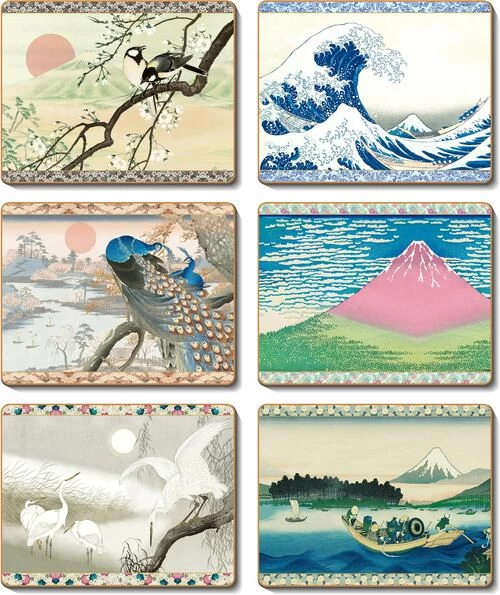 Japanese Landscapes Placemats 3 Japanese Landscapes Placemats