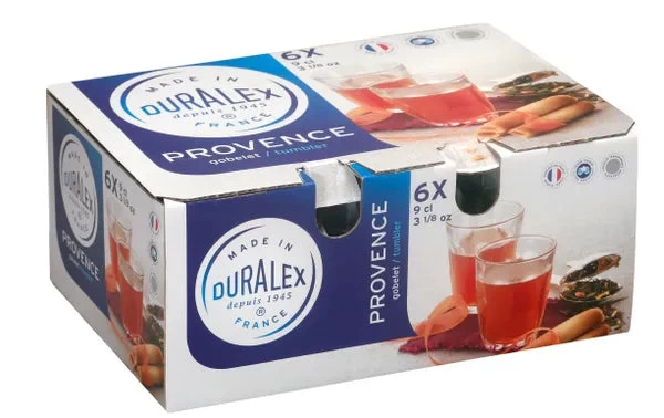 DURALEX Provence Clear Tumbler 90ml Set Of 6 6 DURALEX Provence Clear Tumbler 90ml Set Of 6 - Image 4
