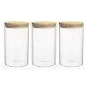 Pantry Round Canisters Set 3 -Kitchen Sale Shop EC15166