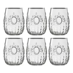 Marie Set Of 6 Stemless Wine Glasses 490ml -Kitchen Sale Shop EC78050 3