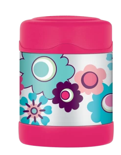Thermos 290ml FUNtainer® Stainless Steel Vacuum Insulated Food Jar - Flower