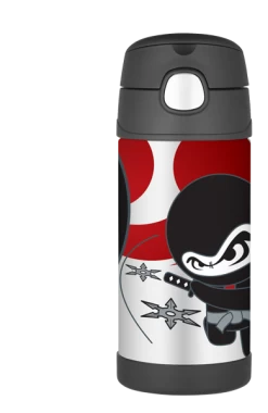 Thermos 355ml FUNtainer® Stainless Steel Vacuum Insulated Drink Bottle - Ninja