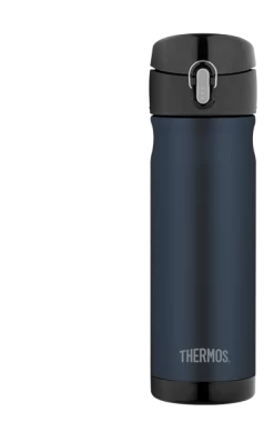 Thermos Commuter470ml Stainless Stainless Steel Vacuum Insulated Flask - Midnight Blue