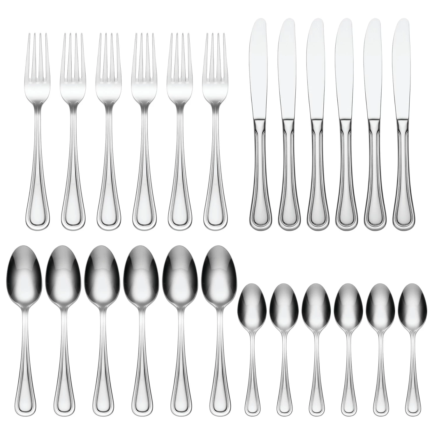 Oneida Barcelona 24 Cutlery Set 4 Oneida Barcelona 24 Cutlery Set - Image 2